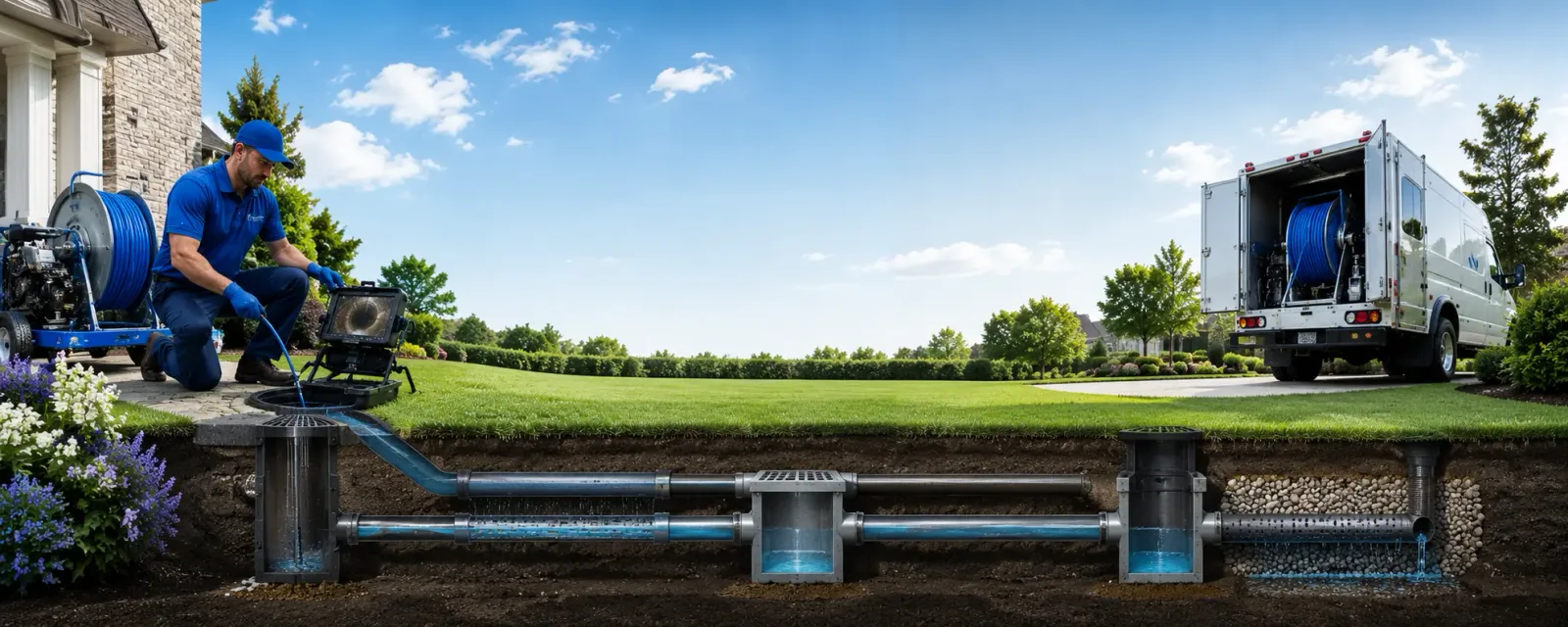Outdoor drain cleaning information for Poca, WV